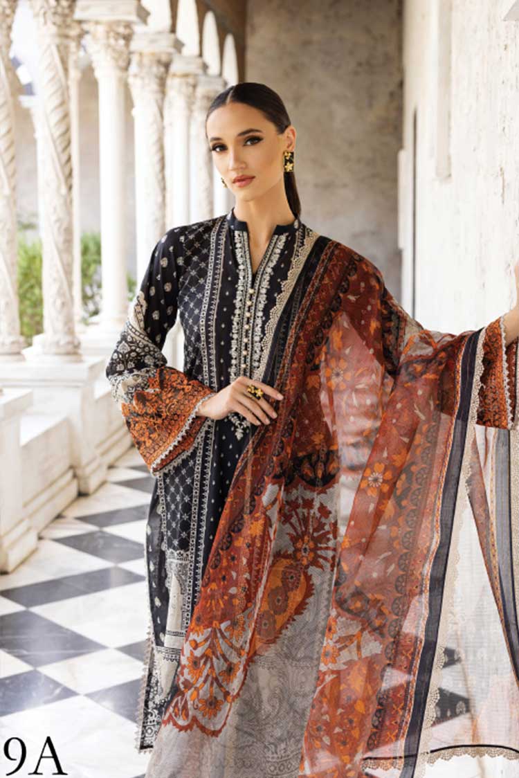 Picture of Zainab Chottani - 9A Celestial Bliss Tahra Embroidered Lawn Collection - Available at Raja Sahib