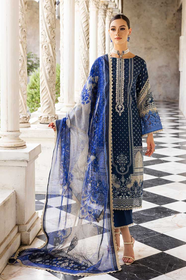 Picture of Zainab Chottani - 9B Celestial Bliss Tahra Embroidered Lawn Collection - Available at Raja Sahib