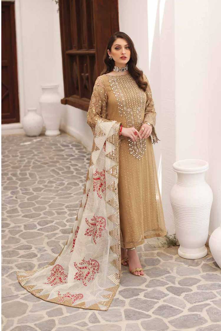 Picture of Charizma - DD 02 Diamond Dust Premium Chiffon Collection Vol 1 - Available at Raja Sahib