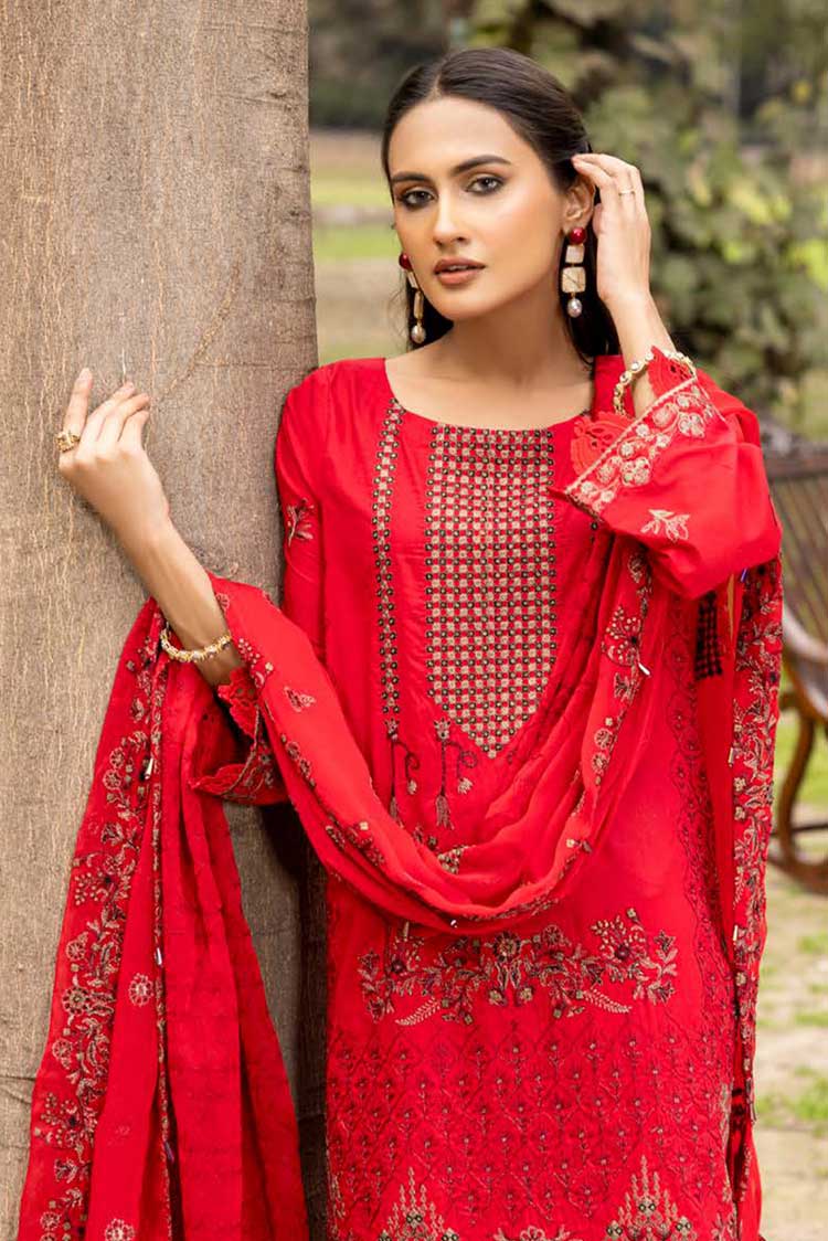 Picture of Shaista - SML 49 Mehrunisa Embroidered Lawn Collection - Available at Raja Sahib