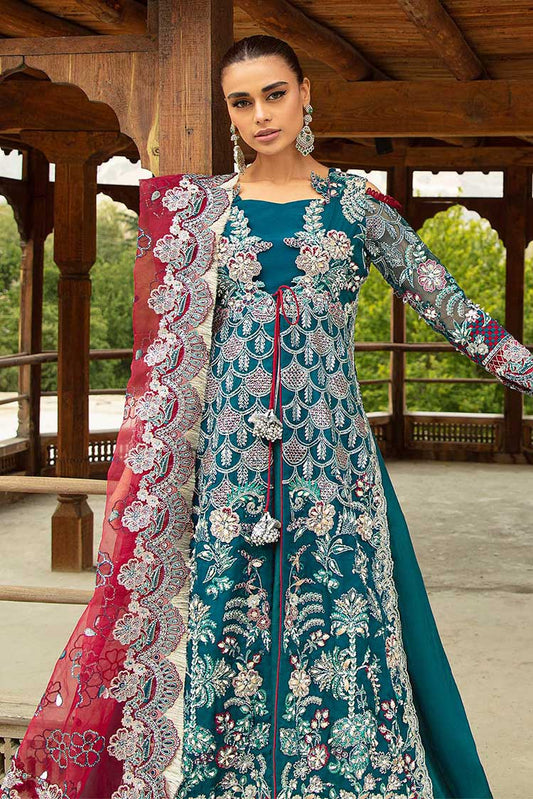 Picture of Maryam Hussain - MLF23 06 Gulbano Marwa 4 Piece Festive Collection - Available at Raja Sahib