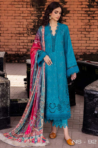 NS 92 Maya Safarnama Embroidered & Embellished Linen Collection