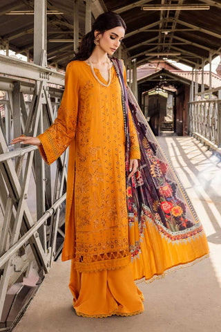 NS 94 Maya Safarnama Embroidered & Embellished Linen Collection