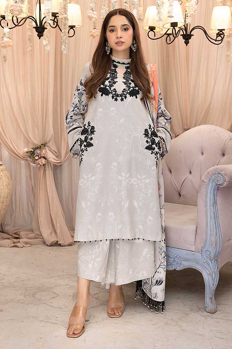 Picture of Asifa & Nabeel - Aangan (GBW-12) Gulbagh Winter Collection - Available at Raja Sahib