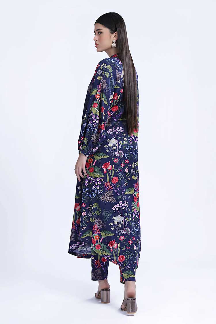 Picture of Maria B - MB-US23-201-B (1 PC) M Basics Khaddar Winter Edition - Available at Raja Sahib