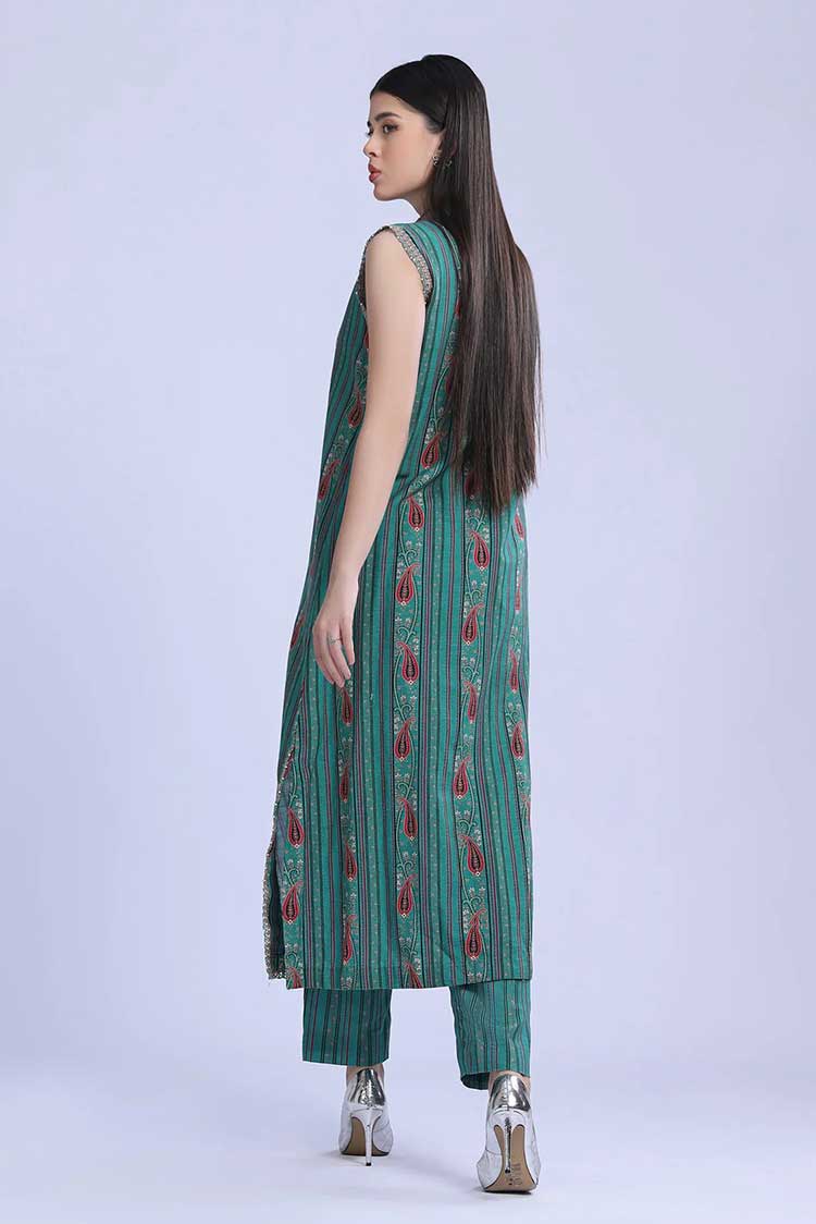 Picture of Maria B - MB-US23-206-B (2 PC) M Basics Khaddar Winter Edition - Available at Raja Sahib