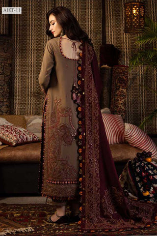 AJKT 11 Kashmiri Taanka Embroidered Shawl Collection