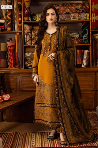 AJKT 12 Kashmiri Taanka Embroidered Shawl Collection