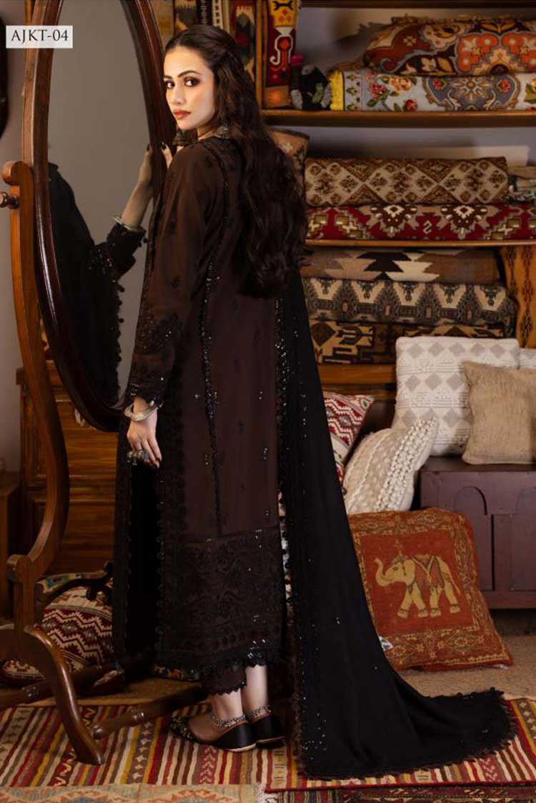 Picture of Asim Jofa - AJKT 04 Kashmiri Taanka Embroidered Shawl Collection - Available at Raja Sahib