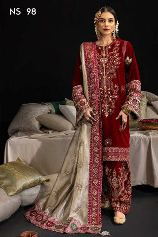 NS 98 Maya Exclusive Embroidered Velvet Collection