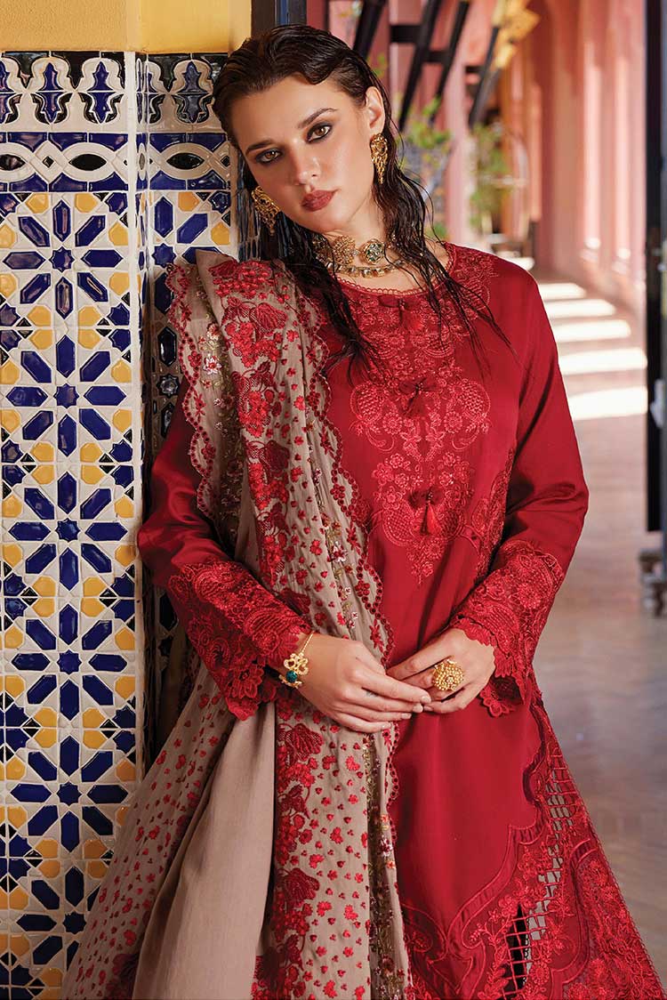 Picture of Mushq - MNW 04 Naima Moroccan Dream Sateen Shawl Collection - Available at Raja Sahib