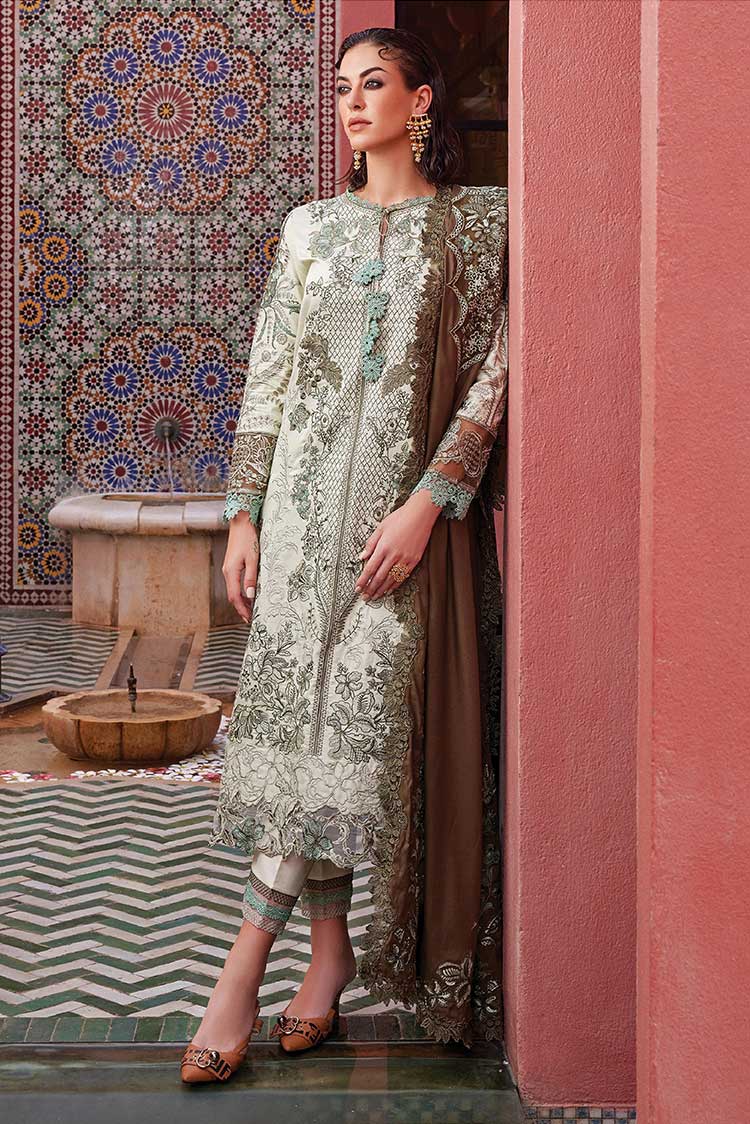 Picture of Mushq - MNW 05 Anisah Moroccan Dream Sateen Shawl Collection - Available at Raja Sahib