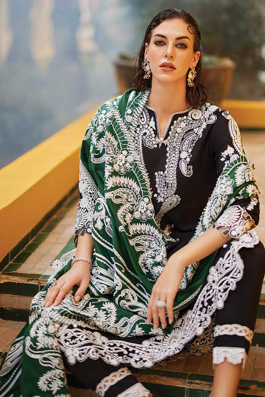 Picture of Mushq - MNW 06 Imane Moroccan Dream Sateen Shawl Collection - Available at Raja Sahib