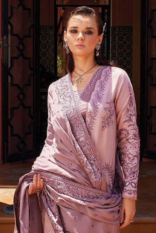 Picture of Mushq - MNW 07 Safaa Moroccan Dream Sateen Shawl Collection - Available at Raja Sahib