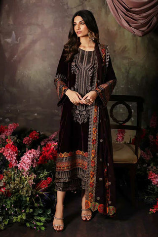 CVT3 01 Signora Embroidered Velvet Winter Collection Vol 1