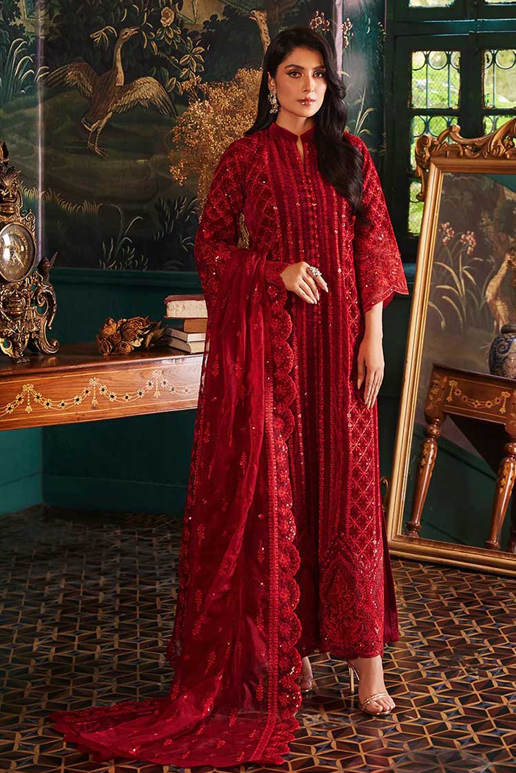 Picture of Zainab Chottani - 05 Surkh Luxury Velvet Collection - Available at Raja Sahib