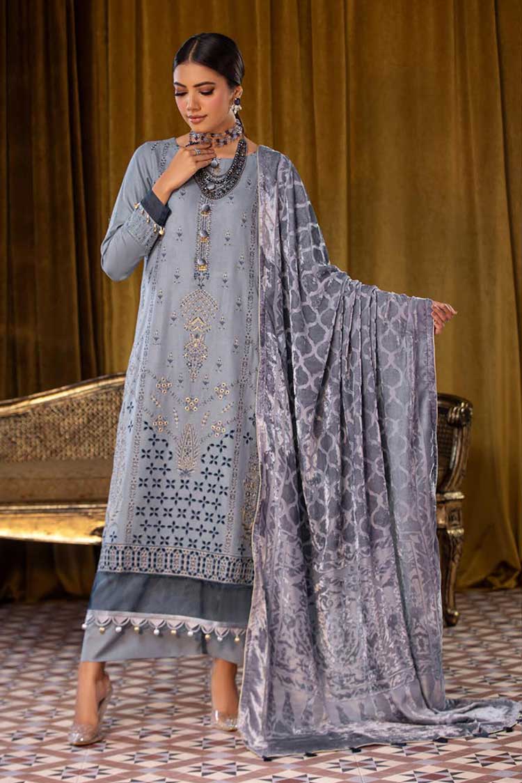 Picture of Lala - LW 0123 Brocade Winter Collection - Available at Raja Sahib