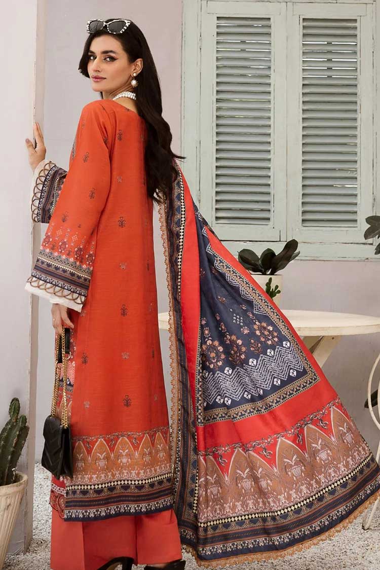 Picture of Lala - LW 0151 Vivia Dahlia Winter Collection - Available at Raja Sahib