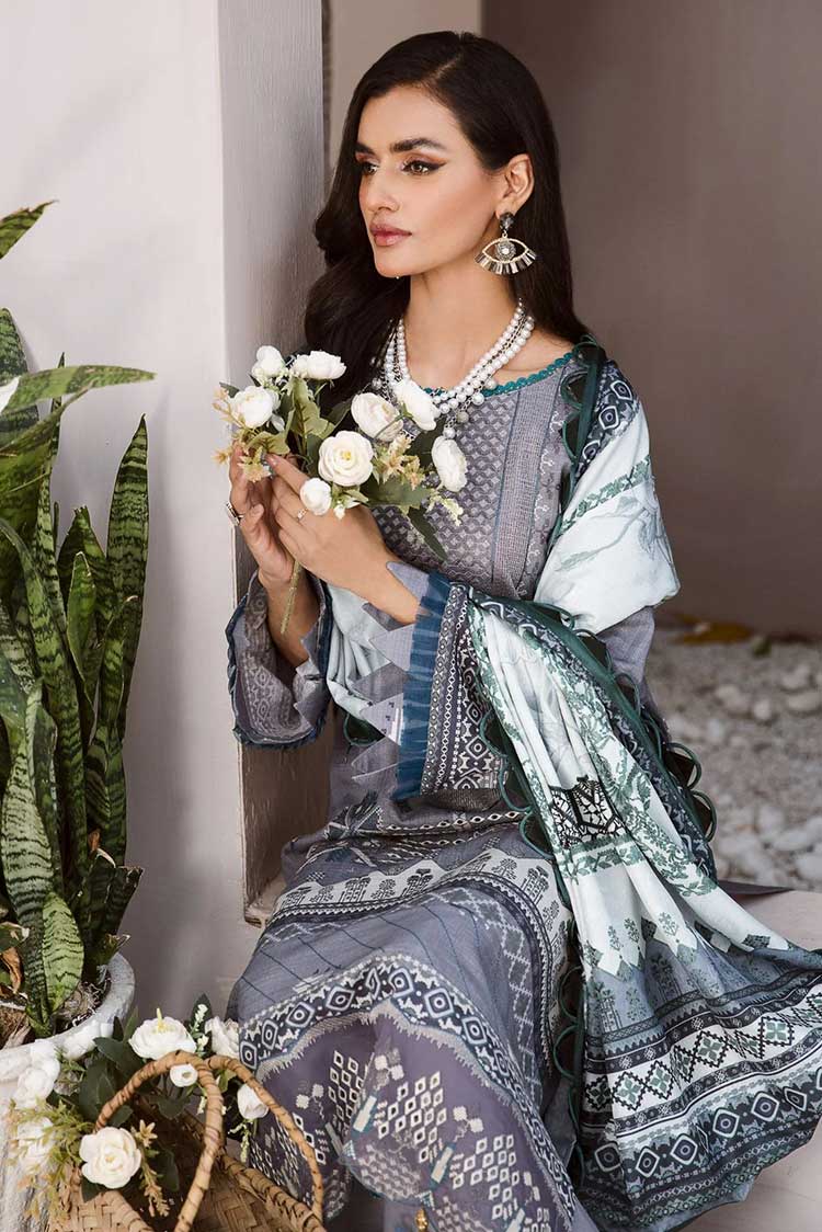 Picture of Lala - LW 0154 Solace Dahlia Winter Collection - Available at Raja Sahib