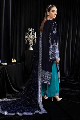 Nureh - NS 105 Maya Exclusive Embroidered & Embellished Velvet Collection