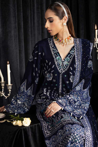 Nureh - NS 105 Maya Exclusive Embroidered & Embellished Velvet Collection