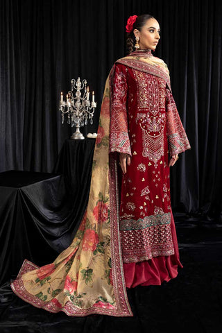 Nureh - NS 106 Maya Exclusive Embroidered & Embellished Velvet Collection