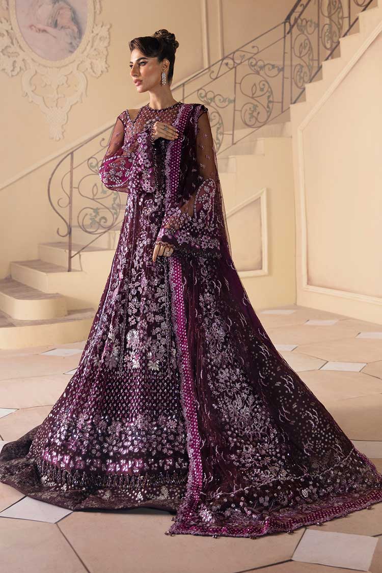 Picture of Republic Womenswear - D6 (Vin Rouge) Joie De Vivre Wedding Collection - Available at Raja Sahib