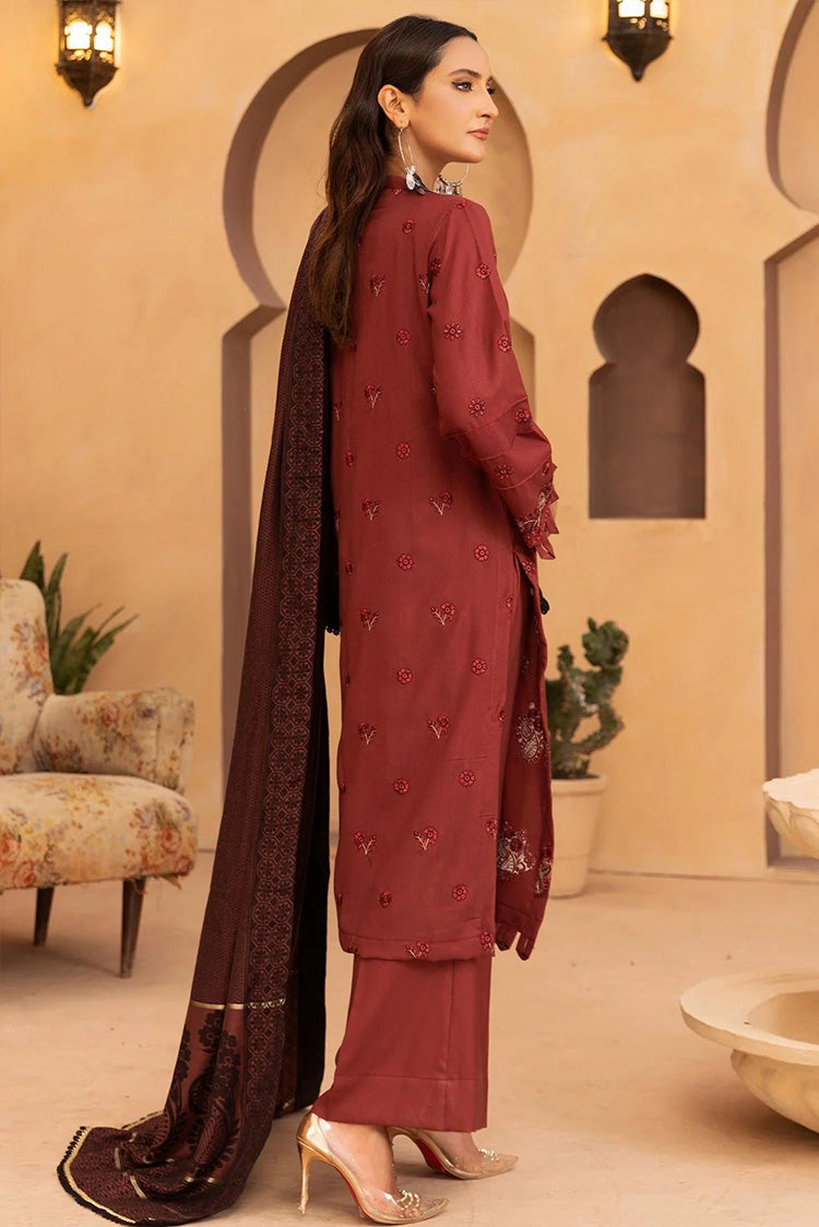 Picture of Lala - LW 0142 Sana & Samia Exclusive Jacquard Shawl Collection - Available at Raja Sahib