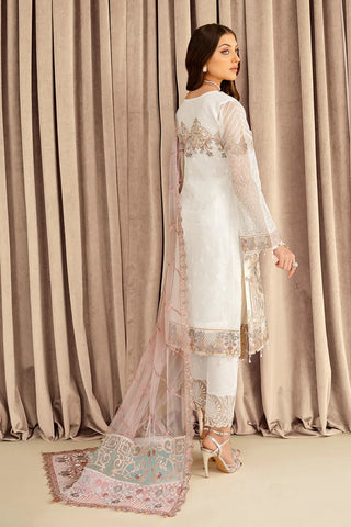 Picture of Ramsha - M 707 Minhal Embroidered Chiffon Collection Vol 7 - Available at Raja Sahib