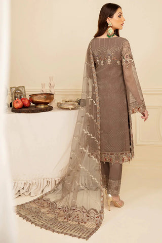 Ramsha - M 710 Minhal Embroidered Chiffon Collection Vol 7