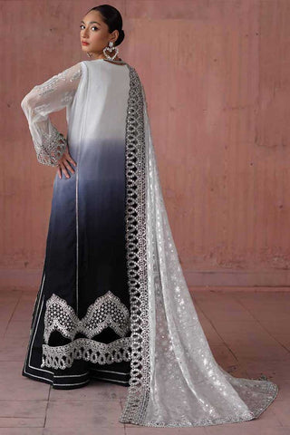 QFD 0053 The Dye Story Naqsh Embroidered Chiffon Wedding Collection