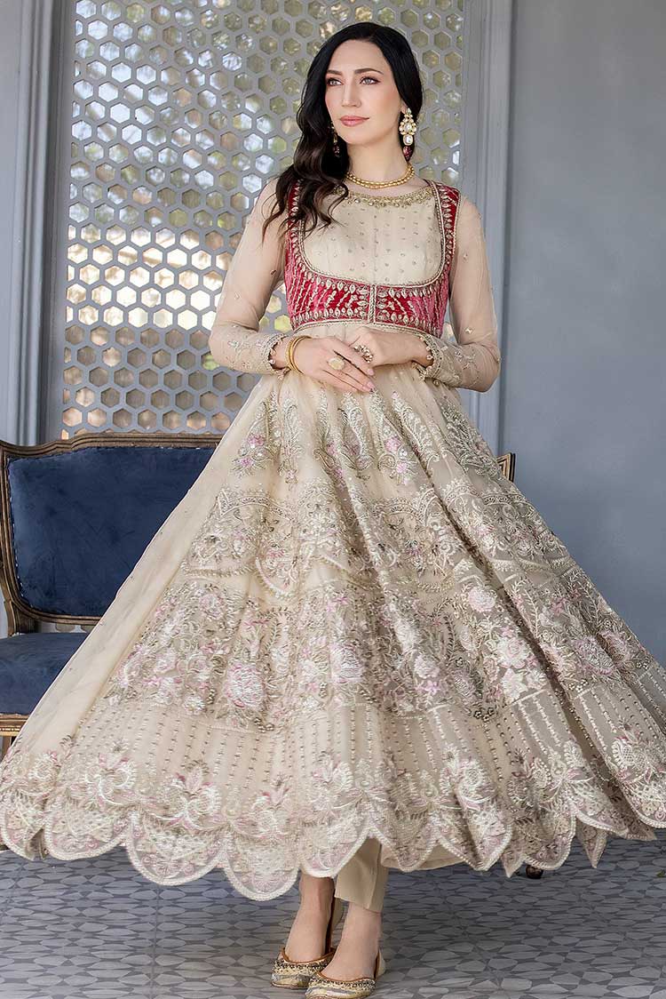 Picture of Meem - D 08 Nature Amor Organza Handwork Collection - Available at Raja Sahib