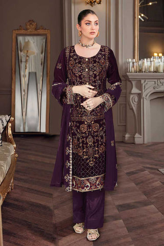 Picture of Ramsha - WA 359F Velvet Collection - Available at Raja Sahib