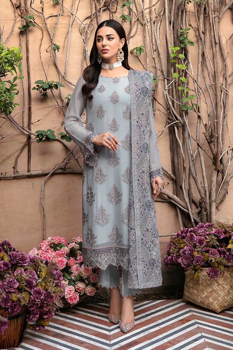 Picture of Ramsha - T 103 Dastan Embroidered Chiffon Collection Vol 1 - Available at Raja Sahib