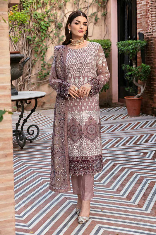 Picture of Ramsha - T 104 Dastan Embroidered Chiffon Collection Vol 1 - Available at Raja Sahib