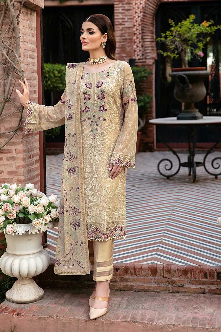 Picture of Ramsha - T 105 Dastan Embroidered Chiffon Collection Vol 1 - Available at Raja Sahib