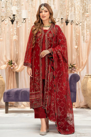 4116 Yaren Riwayat Premium Embroidered Chiffon Collection