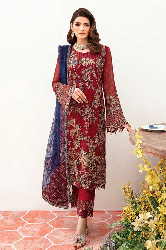 Picture of Ramsha - F 2410 Chiffon Collection Vol 24 - Available at Raja Sahib