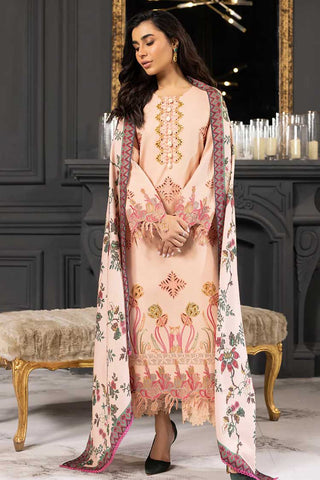 04 Zimal Carnation Khaddar Shawl Collection