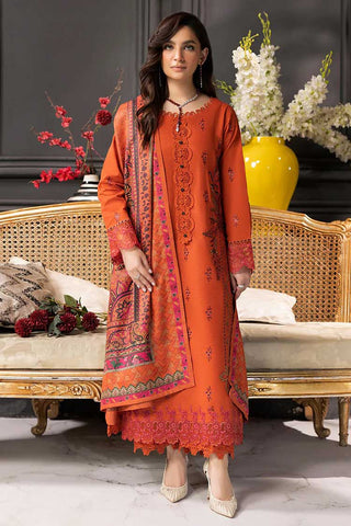 06 Anya Carnation Khaddar Shawl Collection