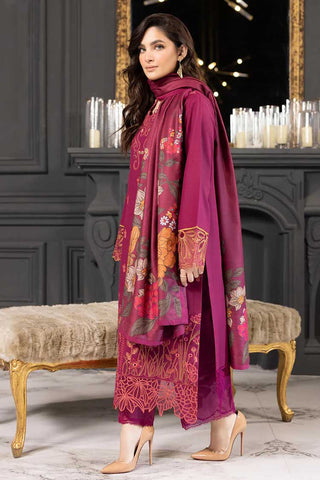 08 Anan Carnation Khaddar Shawl Collection