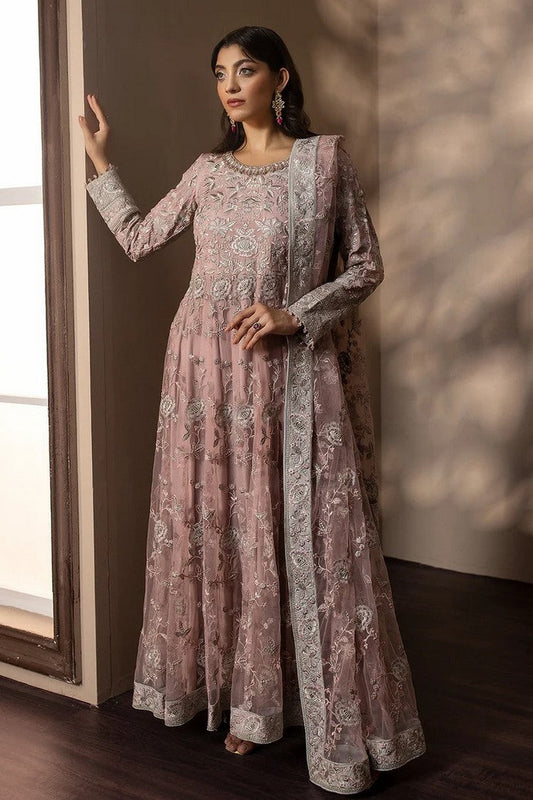 Picture of Flossie - AV 104 Blush Frost Avalanche Luxury Chiffon Collection - Available at Raja Sahib