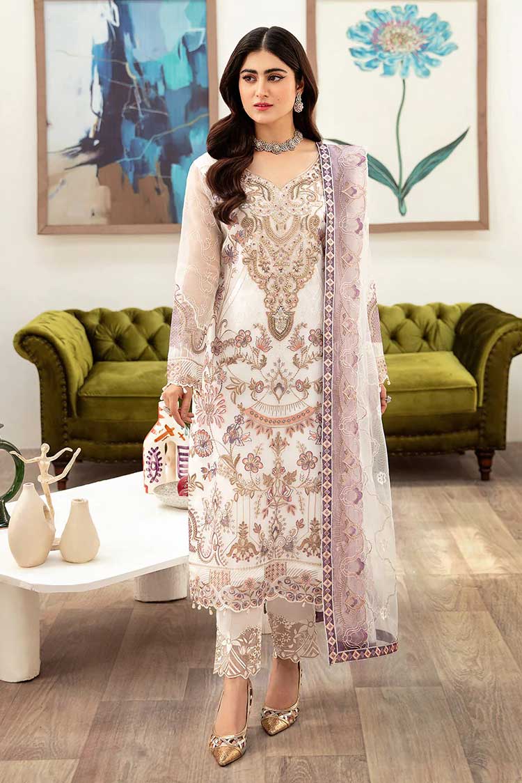 Picture of Ramsha - M 1002 Minhal Embroidered Collection Vol 10 - Available at Raja Sahib