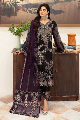 M 1006 Minhal Embroidered Collection Vol 10