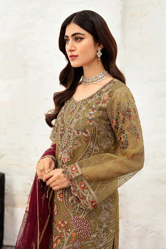 Picture of Ramsha - M 1010 Minhal Embroidered Collection Vol 10 - Available at Raja Sahib