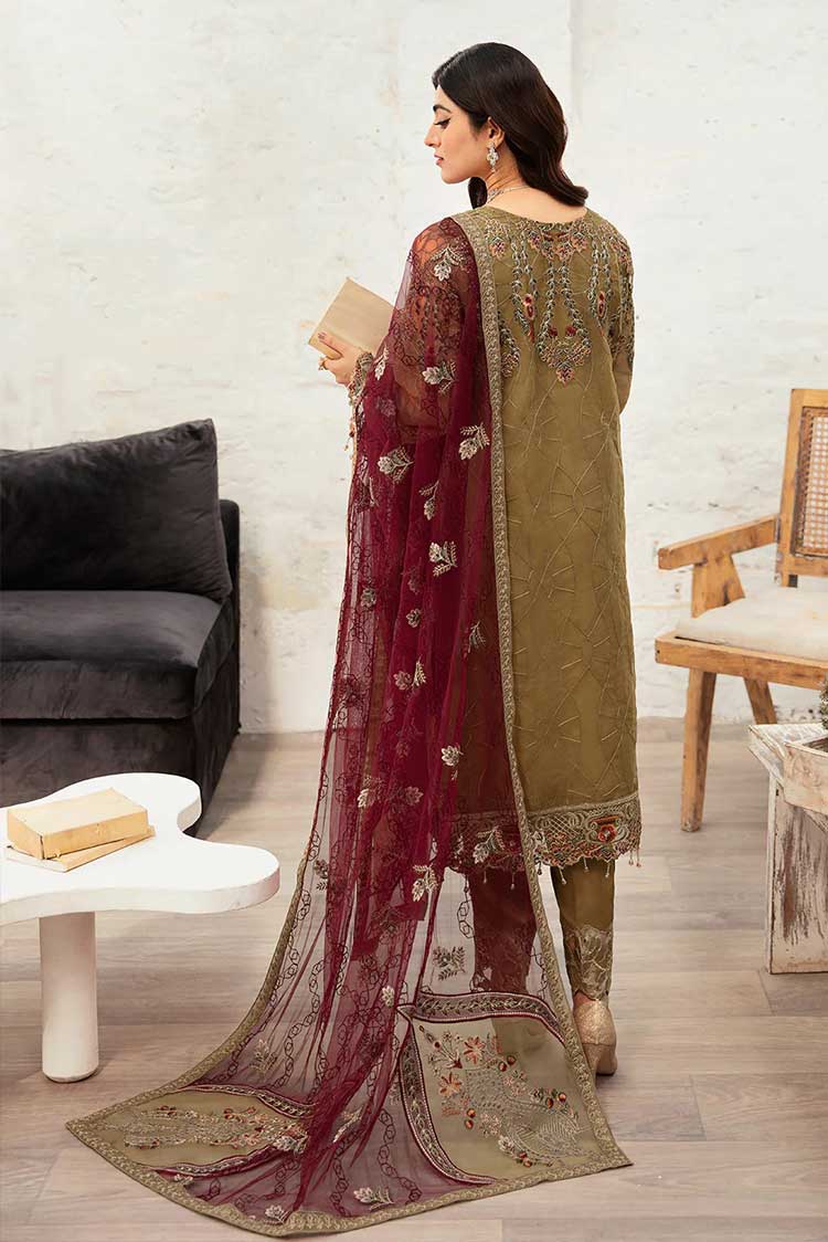 Picture of Ramsha - M 1010 Minhal Embroidered Collection Vol 10 - Available at Raja Sahib