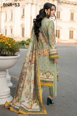 BNR 53 Riwayat Printed Embroidered Khaddar Collection