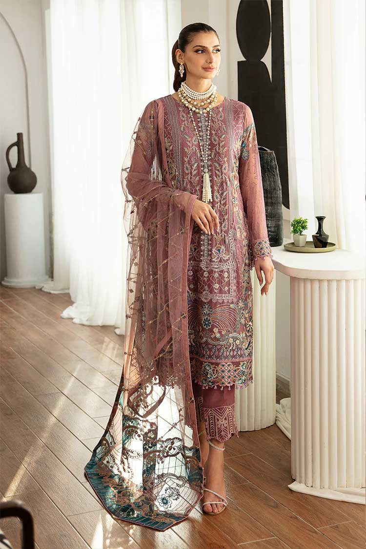 Picture of Ramsha - D 1102 Rangoon Chiffon Collection Vol 11 - Available at Raja Sahib