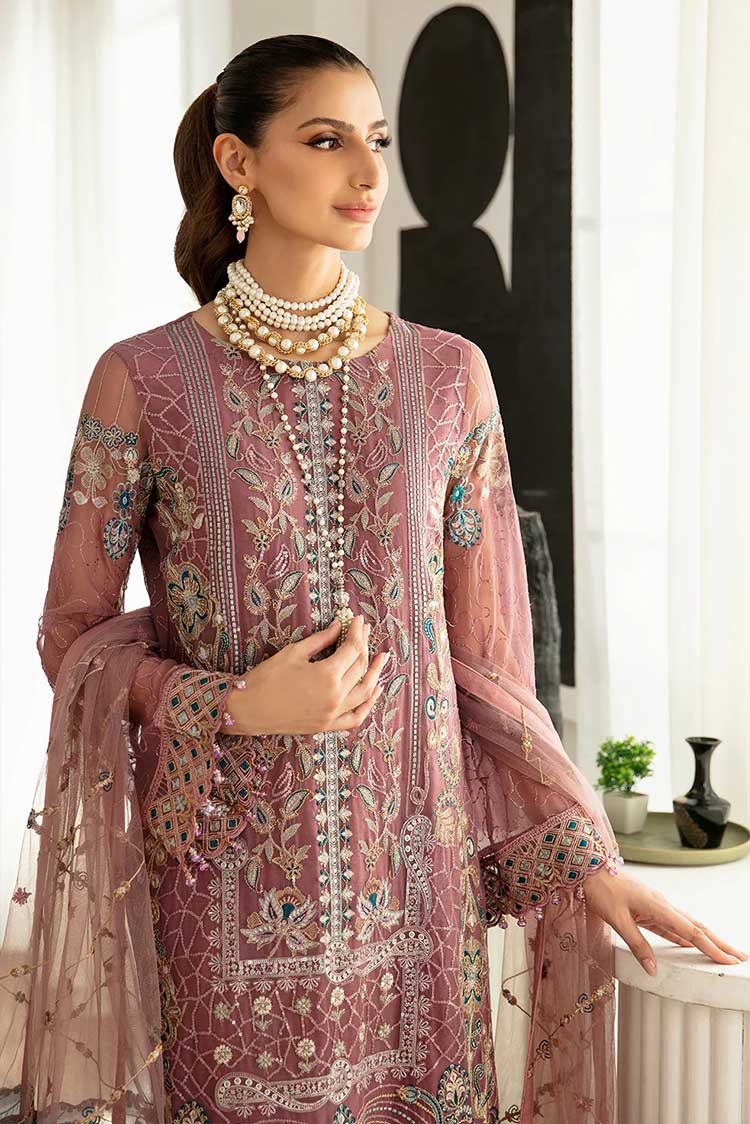 Picture of Ramsha - D 1102 Rangoon Chiffon Collection Vol 11 - Available at Raja Sahib