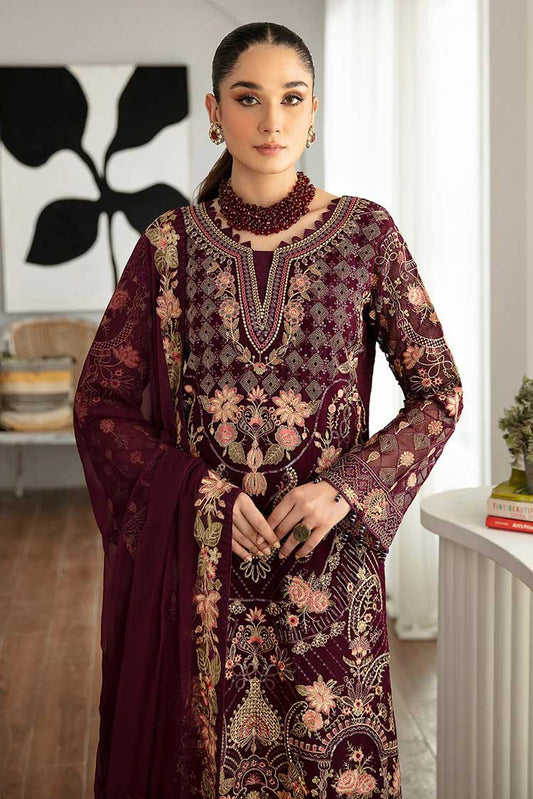 Picture of Ramsha - D 1104 Rangoon Chiffon Collection Vol 11 - Available at Raja Sahib